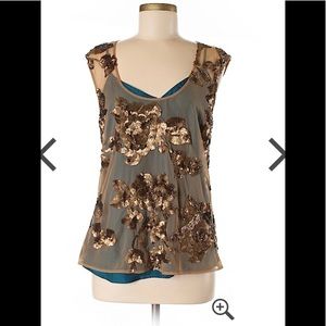 Plenty sleeveless blouse sz m
